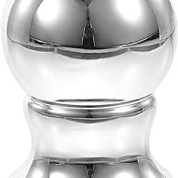 OFFSCH Gold Decor Outdoor Flag Pole Deco Outdoor Flag Pole Toppers Decoration Flagpole Parts Yard Flag Finials Banner Top Hat Decorate to Rotate Silver Abs Crest Gold Derby Hat-image-48