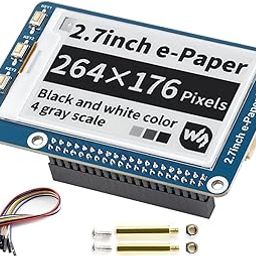 Waveshare 2.7inch E-Ink Display HAT,264x176 Pixel Black,White Two-Color 3.3V/5V E-Paper Screen LCD for Raspberry Pi 4B/3B+/3B/2B/Zero/Zero W/Zero WH and Jetson Nano SPI Interface Support Full Refresh-image-22