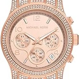 Michael Kors Stainless Steel Analog Rose Gold Dial Women Watch-Mk7481, Rose Gold Band-image-12