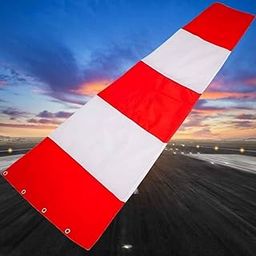 Windsock, Wind Direction Indicator, Wind Indicator Flag, Air Direction Indicator, Airport Wind Direction Indicators, Wind Sock Indicator, Wind Direction Flag, Air Direction Flag- 6 Feet Double Fabric-picture-13