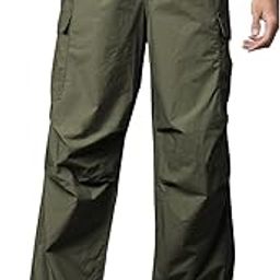 Parachute Pants for Men&Women - Olive Green-image-72