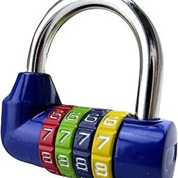 CALANDIS® Waterproof 4 Digit Combination Safe Padlock Number Lock Gym Locker Blue-picture-21