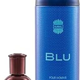 Ajmal Tempest Concentrated Perfume Oil Floral Alcohol-free Attar 12ml for Unisex and Blu Homme Deodorant Aquatic Woody Fragrance 200ml for Men-picture-31