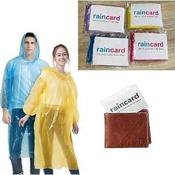 Unisex Disposable Rain Card for Emergency Use Waterproof with Smallest Pocket Size| Easy to Carry & and Reusable 2 3 time wear Thin Plastic Multi Color Free Size (10 pc)-picture-20