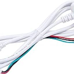 SHBM 3 Pin Power Cable AC Extension Cord 3 Core Copper Wire for Cooler Fan Refrigerator Fan and Other Home Appliances (2meter) Multicolor-picture-16