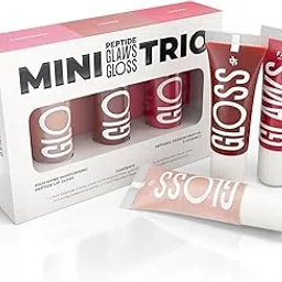 FAE Beauty Mini Peptide Lip Gloss Trio | With Passionfruit Oil & Argireline to Smoothen, Even, and Soften Lips | Non Sticky | Hydrating | Vegan | Shades - Emerging | Living | Giving-15