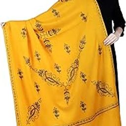 Women's Kashmiri Hand Embroidered Pure Wool Shawl-picture-14