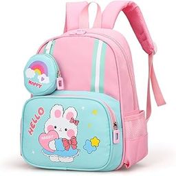 Kids Backpack Waterproof, Ultra-light School Bag with Coin Purse for Preschool and Kindergarten Students (Bright Pink)-picture-14