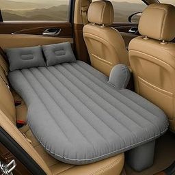 Premium Car Inflatable Bed with Pump & 2 Air Pillow|Quick Inflatable Back Seat Bed|Car Inflatable Mattress|Car Bed Mattress|Car Bed For Kids,Travel,Trips,Camping,Picnic,Pool & Beach|Universal Fit|Grey-image-29