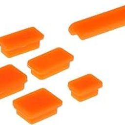 CALANDIS™ Silicon Anti-Dust Plug Cover Stopper for MacBook Pro Air - Orange | Other Computers & Networking-22