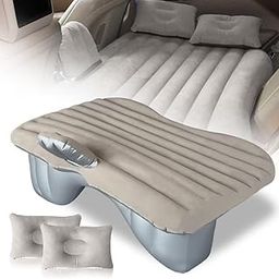 Allextreme Inflatable Car Air Bed Mattress with Pump 2 Air Pillows & Repair Kit Multifunctional Universal Fit Car Back Seat Accessories for Baby Kids Picnic Travel Outdoor Camping Pool Beach (Grey)-26