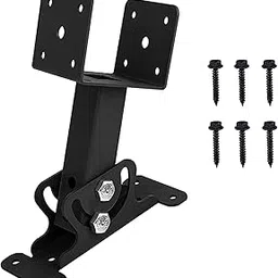 loom tree LOOM TREE® Roof Riser Bracket Pergola Roof Riser Beam Bracket for Pergola Gazebos Patio | Yard, Garden & Outdoor Living | Garden Structures & Shade | Awnings & Canopies-picture-3
