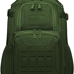 Tactical Backpack With 1 Compartment And 3 Large Space Pockets And Strong Handle 2 Bottle Side Pocket Water Resistant Nylon Material/Tactical Bag/Hiking Bag/Hiking Backpack For Travel-image-83