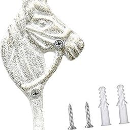THE STYLE SUTRA Horse Head Coat Rooms Heavy Duty Space Saving Towel Hooks Single Wall Hanger White-22