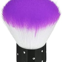 ZAUKY 1Pcs Nail Dust Brush Soft Nail Cleaner Brush Nail Art Duster Remover Brush Soft Powder Brush For Professional Salon & Nail Art (Multicolor)-picture-12
