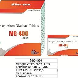 Healthy Paleo Magnesium Glycinate tablets for 50 days (50 tablets, Serving size-1 tablet/day) 100% Vegetarian. that help maintain health, especially in your brain, heart, and muscles.-image-93