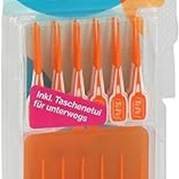 TePe Easy Pick Interdental Brush, Orange, Size: XS/S, Pack of 1 x 36-30
