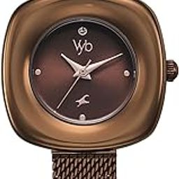Vyb Runway Quartz Analog Brown Dial Watch for Women-image-8