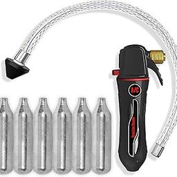 BRODYS Drain Gun - AC Drain Line Cleaner Device, with a flexible hose to Clear all HVAC Clogs, (Comes with 6 Unthreaded CO2 Cartridges, AC Cleaner Blaster Opener Kit-0