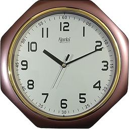 Ajanta Plastic Sweep Analog Clock (Multicolour, 24.5 Cm X 24.5 Cm X 3.8 Cm)-6