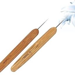 Ubervia 2pcs Dreadlock Crochet Hook Set Braid Hair Dreadlocks Needle Weaving Crochet for Braid Craft-image-49