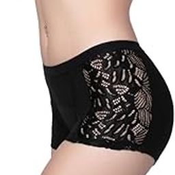 Women’s Lenzing Modal Lace Period Underwear - Leak-Proof, Rash-Free, Odor-Free, Washable Reusable, Ultra Soft, Sustainable, Stylish Boyshorts for Comfort Long-Lasting-image-19
