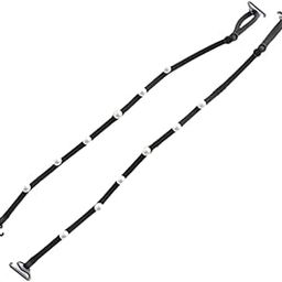 Women Intimates Accessories Pearl Elastic Thin Shoulder Adjustable Bra Strap Belt (Black)-image-5