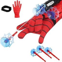 MSF Spider Web Shooters Toy for Kids – Hero Launcher Wrist Toy Set | Fun & Educational | Sticky Wall Soft Bomb for Cosplay & Interactive Play | Birthday Gift (Pack of 1, Red)-image-32