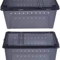 CALANDIS™ Pet Reptile Spider Breeding Box Transport Case Feeding Tank H4-image-50