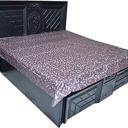 Yetli Waterproof PVC Bedsheet/Baby Plastic Sheet/Mattress Protector Sheet Size (72 x 78 inches) Pack of 1 Pcs,(MB1797 Browan-image-64