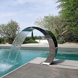 48Inch(4Foot) Fountains and Pools Stainless Steel Cobra Nozzle, Cascade Blade Nozzle, Water Desent, Water Blades, Water Fountain-image-89