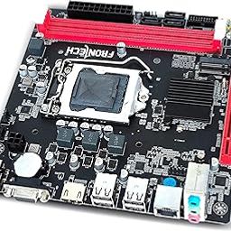 FRONTECH H61 Motherboard | Intel H61 Express Chipset | Supports LGA1155 Socket | Dual Channel DDR3 RAM | 6-Channel HD Audio | SATA 2.0 | PCI Express Slot (FT-0491, Black)-4