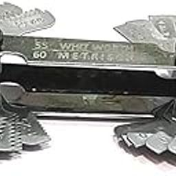 British Whitworth BSW & Metric Screws Bolts Pitch Measure Thread Guage 51 Blades-30