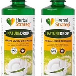 Strategi Natural Dishwash Liquid Gel Pack Of 2 (500ml Each, Lemon Oil)| Skin Safe, Baby Safe & Pet-Friendly | 100% Herbal Actives| Eco-Friendly, Non-Toxic-image-50
