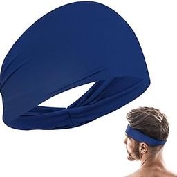 F FABOBJECTS® Sweatbands for Men | Breathable Quick Dry Workout Headbands | Men Women Stretchy Hairbands for Yoga Volleyball, Soft Travel Marathons-43