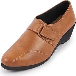 Women's Outdoor Fashion Hook and Loop Platform Heel Wedges-66