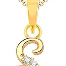 VSHINE Alphabet Initial Letter"S"Pendant Locket with Chain Gold Plated-image-35