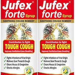 AIMIL Jufex Forte Syrup - 100ml (Pack of 2) | Ayurvedic Herbal Syrup for Tough Cough, Sore Throat, Congestion and Respiratory Wellness | Non-Alcoholic & No Drowsiness-13