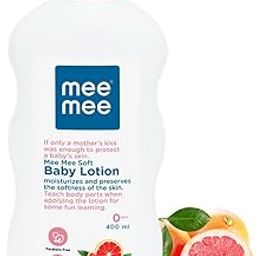 Mee Mee Moisturizing Baby Lotion 400ml for Face & Body | Chamomile & Grapefruit Extracts | For All Skin Types, For Newborns/Kids | For 24Hrs Moisturization | Hypoallergenic, Balanced pH-picture-28