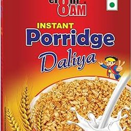 8AM Instant Wheat Porridge (Dalia), 200g, Rich in Protein & Fiber, Nutritious & Healthy Breakfast Cereals, Essential for Good Health, Natural Whole Wheat Daliya Improves Digestion-picture-27