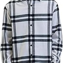 Mens Checks Relaxed Fit Overshirt-image-7
