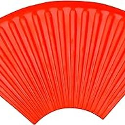 SAS Sports Fiber Cricket KATCHET Board for Practice & Traning Round Orange-picture-13
