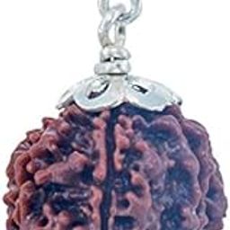 Saubhagya Global Rudraksha Lab Certified Siddha in Handmade Tassel, Nepalese Beads, Size 16-22mm, Color-Brown-image-10