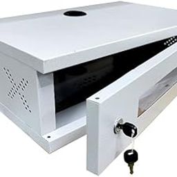 Zuumstar Rack 2U Folding Standard 500x300 CCTV/DVR/NVR Cabinet Box/DVR Rack Wall Mount with Lock/Network Rack/Server Rack - 2U Rack-18
