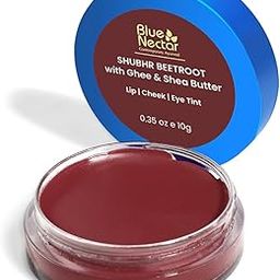 Blue Nectar Lip Tint Balm for Deep Wine Tinted Lips | Natural Beetroot Lip Balm Moisturizer for Dry Skin with Organic Ghee & Shea Butter | Long Lasting Hydrating Lip Tint (10g)-picture-53