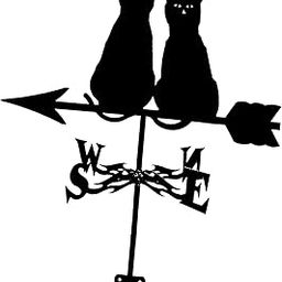 Enakshi (LABEL) Creations Weather Vane Iron Farmhouse Garden Stake Durable Weathercock Measuring ToolsHome & Garden|Yard Garden & Outdoor Living|Garden Decor|Weathervanes-image-94