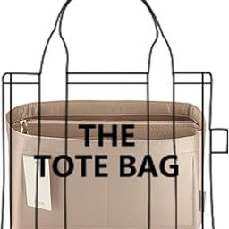 Purse Organizer Insert For Handbags, Purse Organizer With Zipper, Neverfull Organizer, Bag Organizer For Speedy Neverfull ONTHEGO Tote, Handbag and More (Silky Beige, Medium)-image-77
