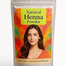 (300 GRAM) Pure Henna Powder – Herbal Hair Color & Conditioner – Triple Sifted-image-16