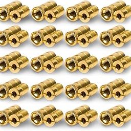 Silginnes Pool Cover Anchors Concrete and Pavers Deck 20 Pack - Universal Size Fits 3/4" Hole - Best for Pool Safety Cover Installation - Durable Brass Pool Cover Anchors and Head Screw Bolts-picture-3