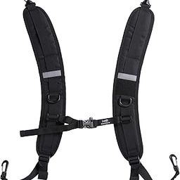 Bassdash Backpack Straps Replacement Adjustable Padded Shoulder Straps for Backpack Dry Bag (Black, Adult)-26